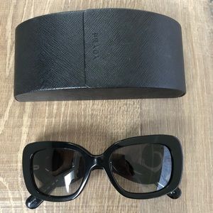 Prada Black Square Frame Sunglasses